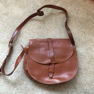 Leather crossbody bag
